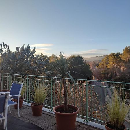 Appartement La terrasse de l'Imbut - Climatisation&Piscine à Gréoux-les-Bains Extérieur photo
